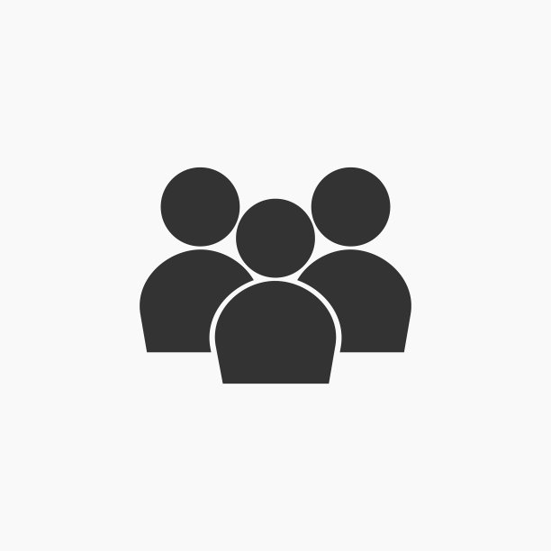 商务人员组图标孤立在白色背景。与经理和员工进行业务组织合作。图片下载