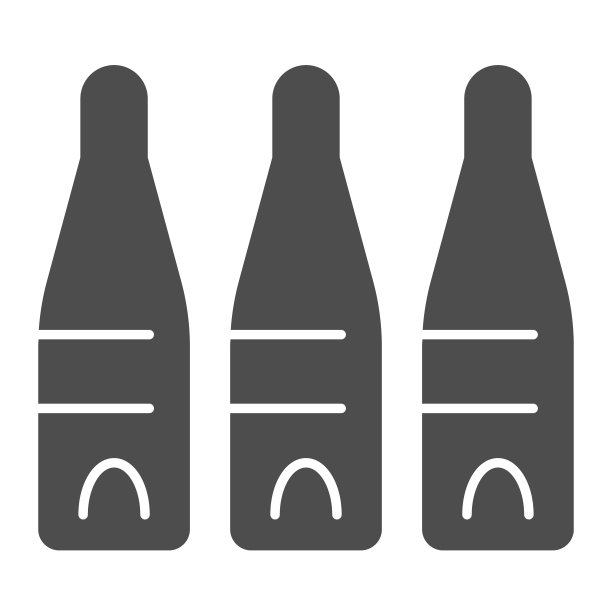 安瓶固体图标。医用安瓿载体插图孤立在白色上。安瓿字形风格设计，为网页和应用设计。Eps 10。图片下载