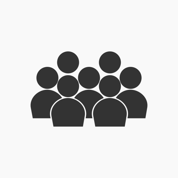 商务人员组图标孤立在白色背景。与经理和员工进行业务组织合作。图片下载