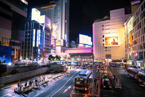 日本东京涩谷站图片下载