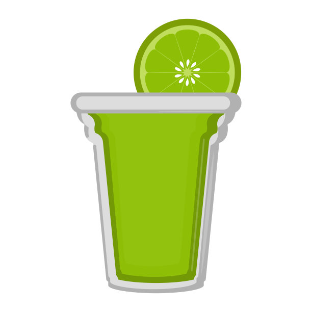 柠檬鸡尾酒杯图片下载