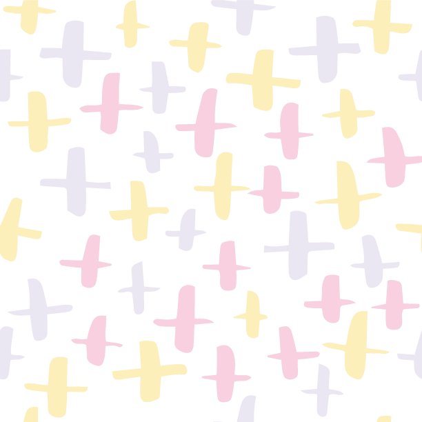 十字架。矢量无缝模式在斯堪的纳维亚风格。图片下载