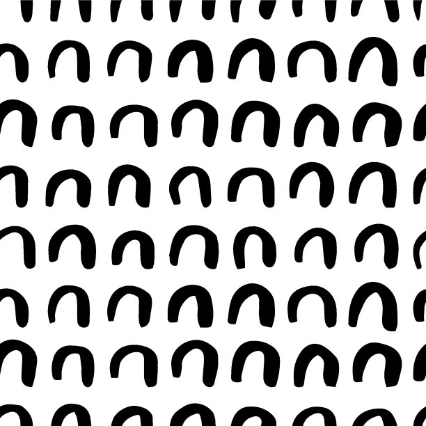 半圈。矢量无缝模式在斯堪的纳维亚风格。图片下载