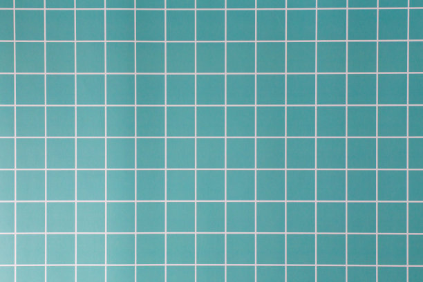 墙壁纹理背景上的蓝色网格图案图片下载