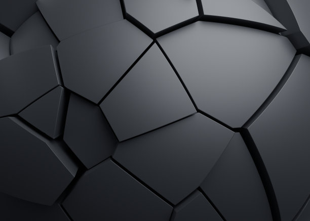 裂纹表面的三维抽象渲染图片下载