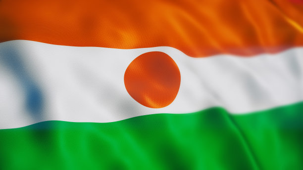 尼日尔旗景深图片下载