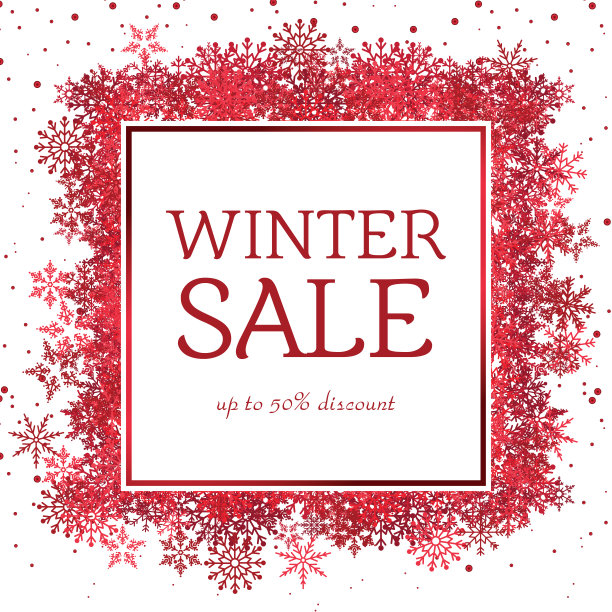 冬季大甩卖新年快乐图片下载