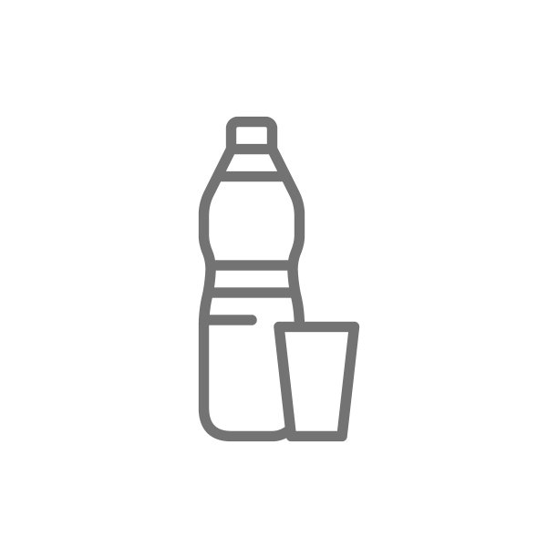 塑料垃圾，垃圾线图标。在白色背景上隔离图片下载