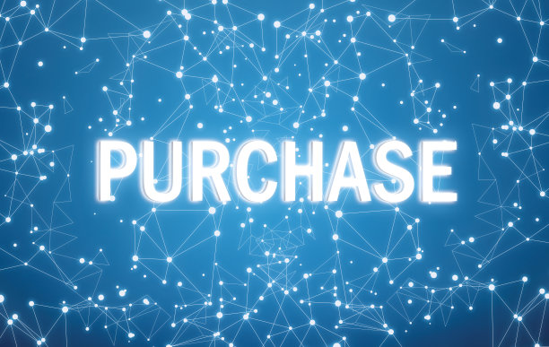 购买数字接口和蓝色网络背景图片下载