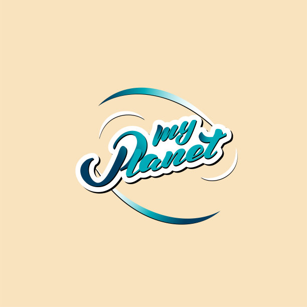 矢量插图与手写-我的星球图片下载