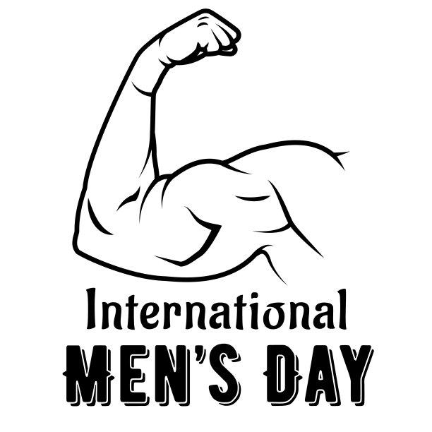 矢量插图的海报为国际男人日图片下载