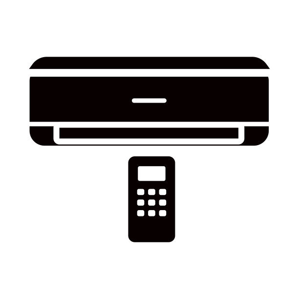 空调图标矢量设计模板图片下载