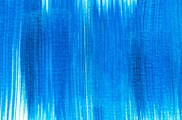 水彩画蓝色飞溅插图背景图像。抽象水彩手绘在白色背景上。细节或特写笔触模式。文本或副本的空间。图片下载