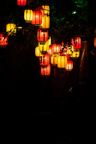 中国传统灯笼装饰图片下载