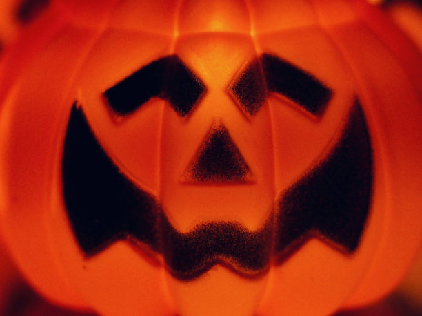 万圣节，南瓜娃娃，灯图片下载