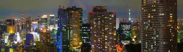东京的夜景图片下载