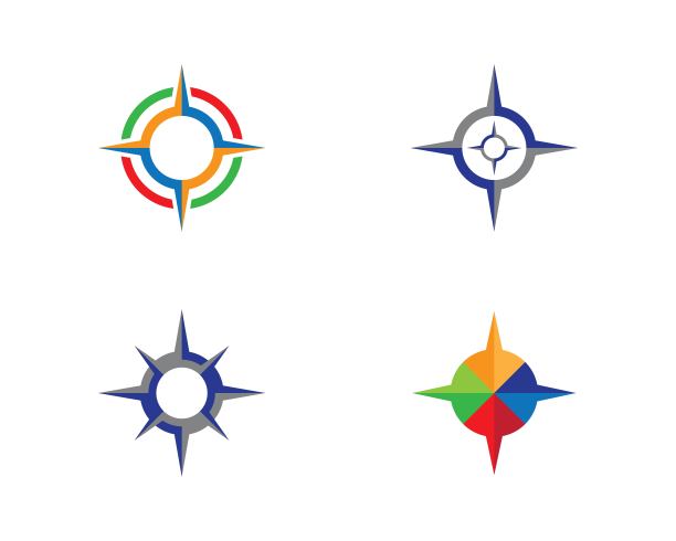 指南针符号矢量图标图片下载
