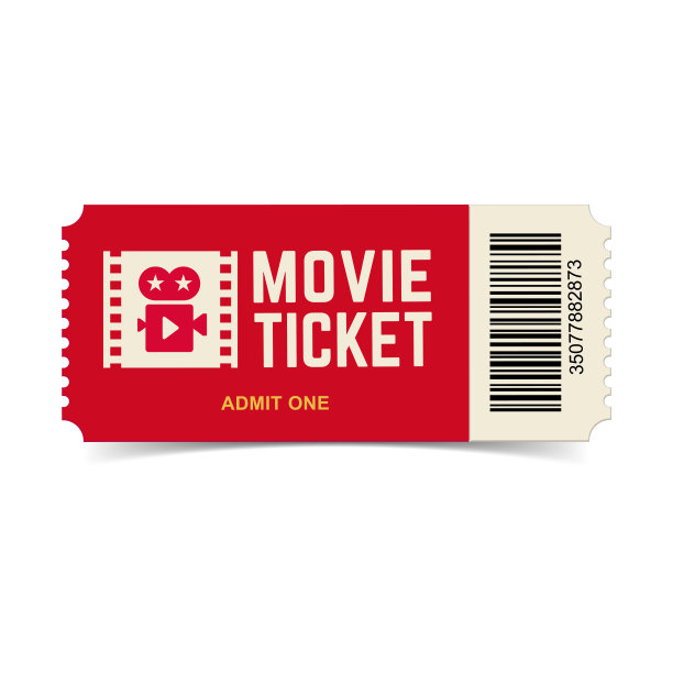 电影，电影向量现实票。图片下载