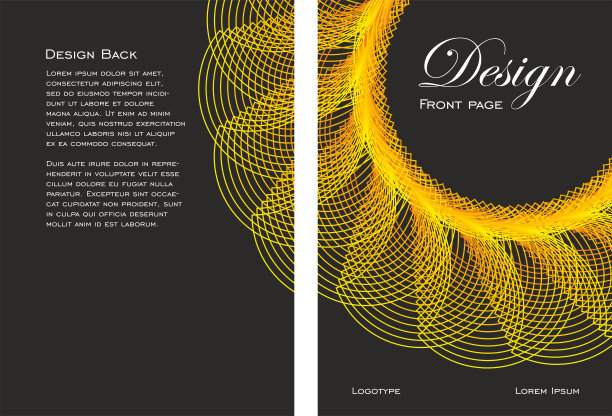 矢量插图，用循环图形覆盖。图片下载