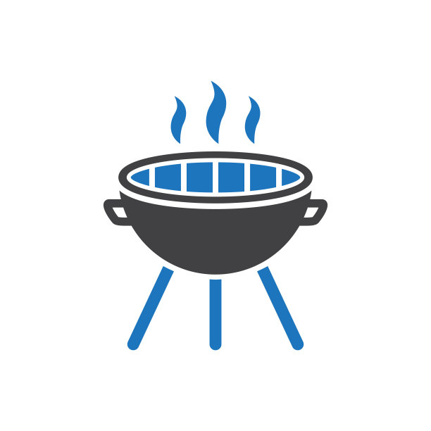 木炭烤架图标图片下载