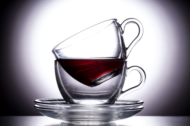 堆叠茶杯图片下载