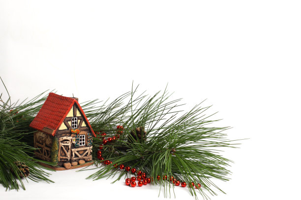 圣诞树和玩具屋的圣诞作文。图片下载