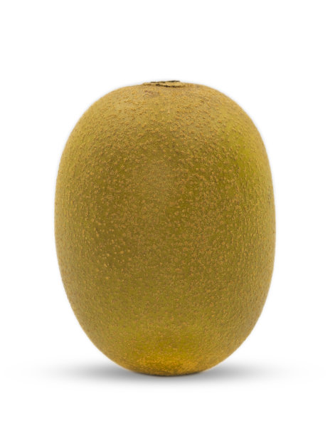 特写猕猴桃孤立的白色背景与修剪路径。图片下载