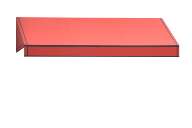 橙色遮阳篷孤立在白色背景上。图片下载