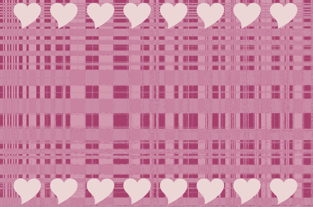 粉色心形图案框架上的抽象背景。网恋模板符号图片下载