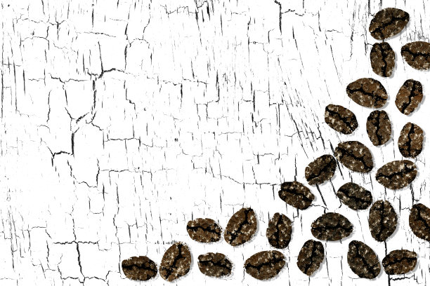 Croquelure，纹理与开裂的油漆在白色的背景。划痕,笔法。薄薄的一层抽象的油漆。丙烯酸、水粉画、石灰。图片下载