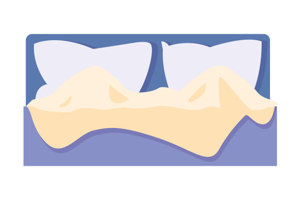 舒适的家庭床设计图标图片下载