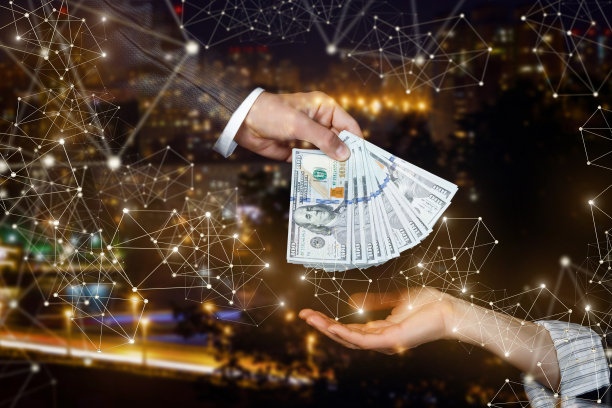 现金支付方式的概念。图片下载