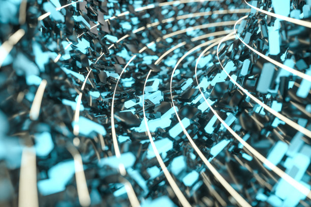 隧道块制作，技术背景，3d渲染。图片下载