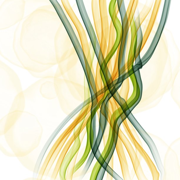 夏季抽象手绘水彩或酒精墨水背景在绿色和黄色色调。时尚的风格。适合polygraphy。光栅插图。图片下载