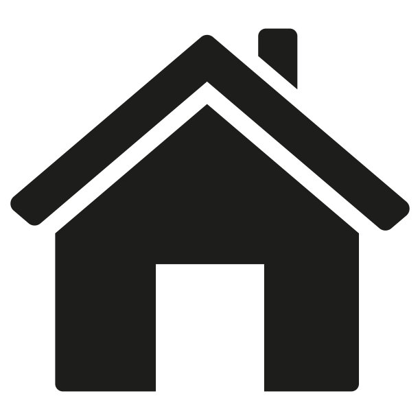 房子与打开的门图标图片下载