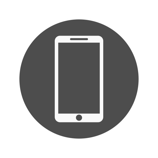 智能手机矢量图扁平风格图标，白色背景上的空白屏幕手机，通信和技术概念元素图片下载