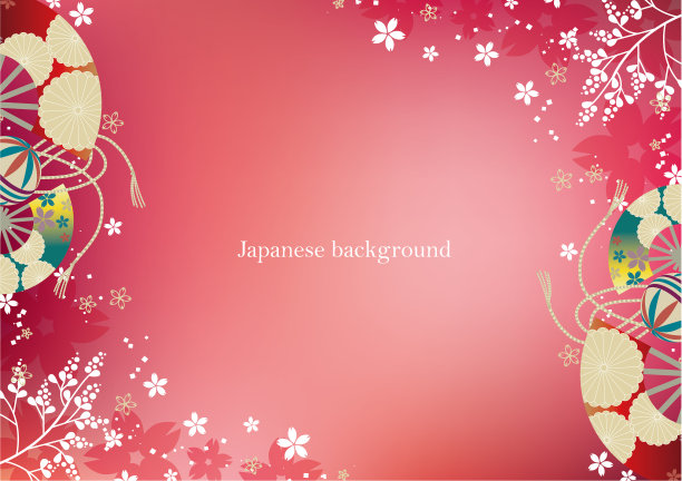 日式图案背景材料图片下载