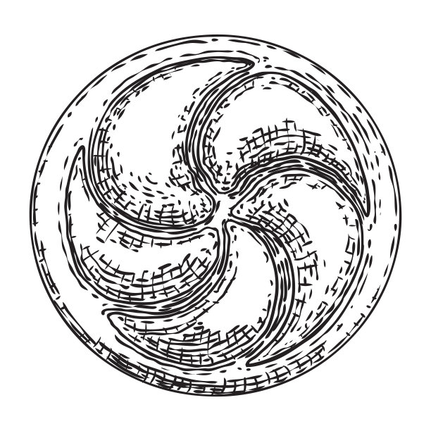 优雅复古的圆形花卉装饰，古典风格。圆形东方花元素的图案。圆形灰泥天花板成型玫瑰花形。向量。图片下载