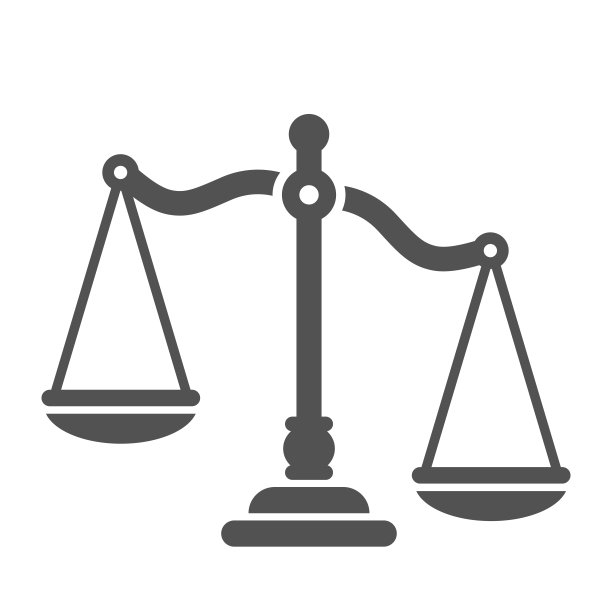 天秤座图标扁平风格矢量素材图片下载