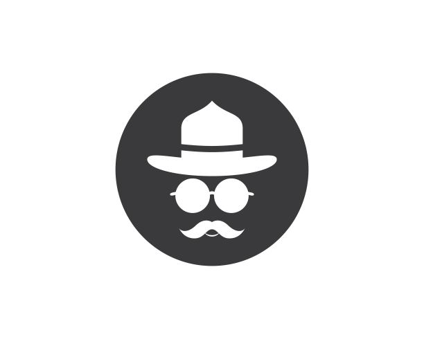 牛仔帽符号向量图标图片下载