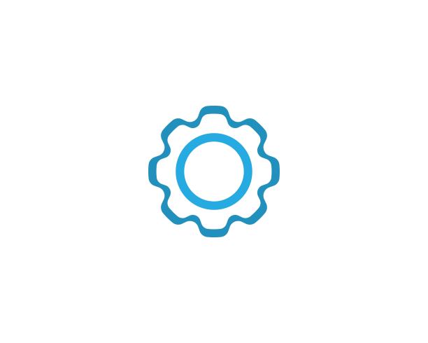 齿轮符号矢量图标图片下载
