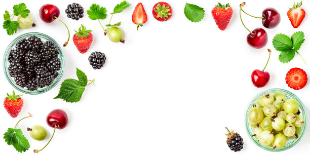 浆果夏季水果架图片下载