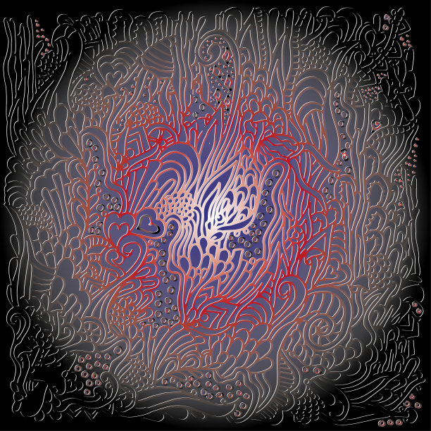 抽象,迷幻的模式。说明,明亮,涂鸦图片下载