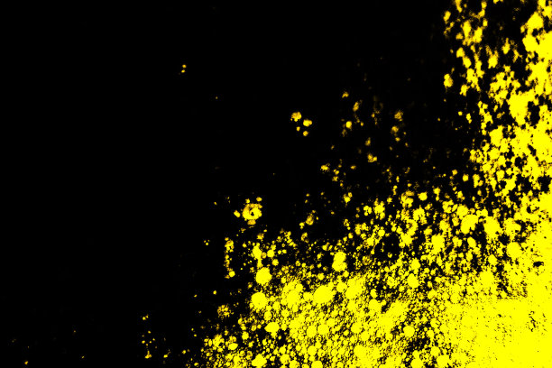 美丽抽象的纹理，丰富多彩的黑、暗、黄、金墙背景上的金、暗、石图案背景图片下载