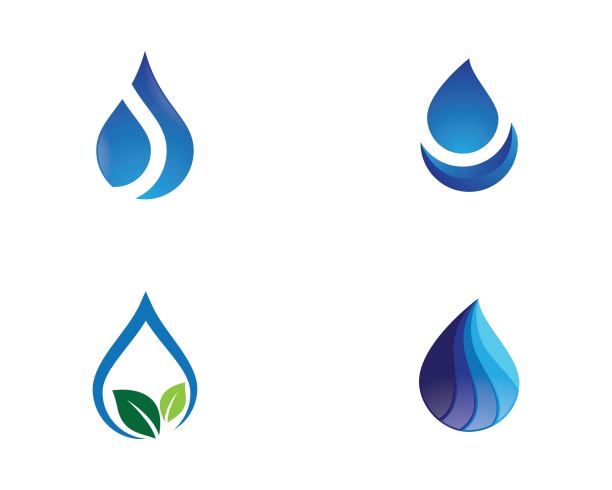 水滴矢量图标图片下载
