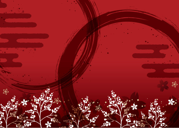 日式图案背景材料图片下载