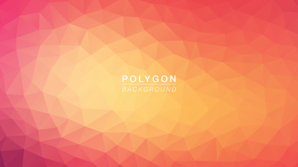 多边形热粉01图片下载