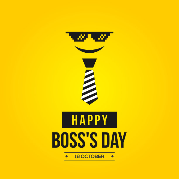 世界老板日矢量设计模板图片下载