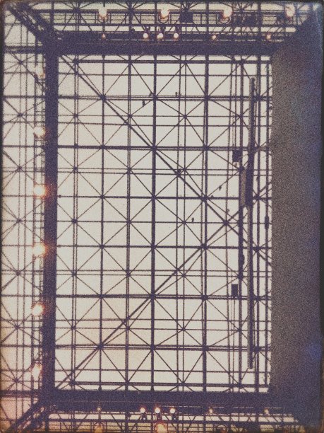 天花板上的格子图片下载