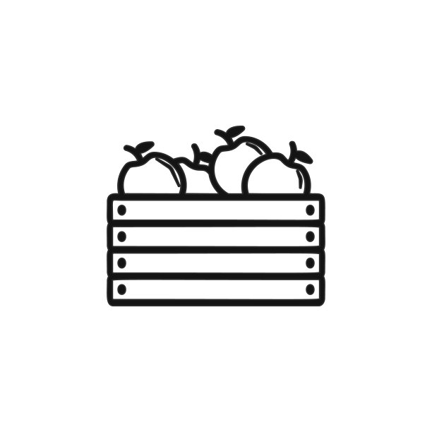 盒子的苹果图标。农场元素的移动概念和web应用。图标用于网站设计和开发，应用程序开发。溢价图标图片下载